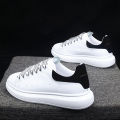【WEJA】Autumn new McQueen small white shoes men's handsome trendy shoes men's shoes white board shoes thick soled high sports shoes men. 