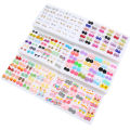 36 Pairs/set Random Mixed Styles Fashion Plastic Stud Earrings for Girl Women Jewelry Gift. 