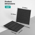 Sound Proof Foam Panels Acoustic Panels Self-Adhesive for Walls, Door, Ceiling, Home Office Black. 