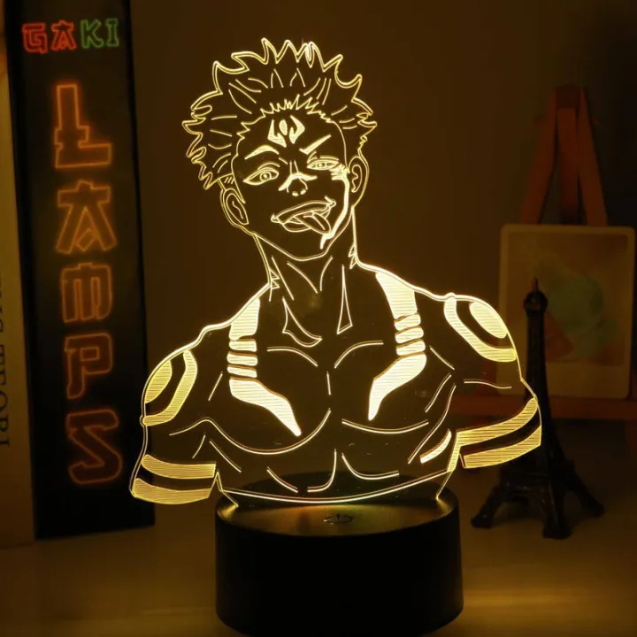 Wall Led Gojo Anime Lamp Satoru Gojo Team Jujutsu Kaisen Led Night For Birthday ...