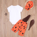 Halloween Kids Toddler Caveman Cosplay Costume Halloween Dog Bones Historical Party Romper Strap 3-6 Month Boy Clothes Winter. 