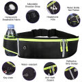 Outtobe Running Waist Belts Belt Bag Adjustable Running Pouch Slim Running Belt Phone Holder Waist Bag Fanny Pack Slim Fit Jogging Belt Reflective Strips, Fanny Pack for Workouts Sports Fits All Phone Under 6.5 with Foldable Water Bottle Holde. 