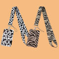 【SkinHorizon】Cute Zebra Cow Pattern ID Card Holder Lanyard Credential Holders Neck Straps Women Badge Holder Keychains Phone Accessories. 