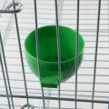 3PCs Mini Bird Parrot Food Bowl Set - Durable Plastic Feeder for Cage | Hygienic Feeding Solution. 