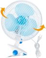 Clip on Fan,5 blade 8 Inch" Portable Quiet Fan w/3 Speed Fan w/Sturdy Clamp,Adjustable  Automatic Rotation Personal Desk Fan for Office Table Bedroom Kitchen. 