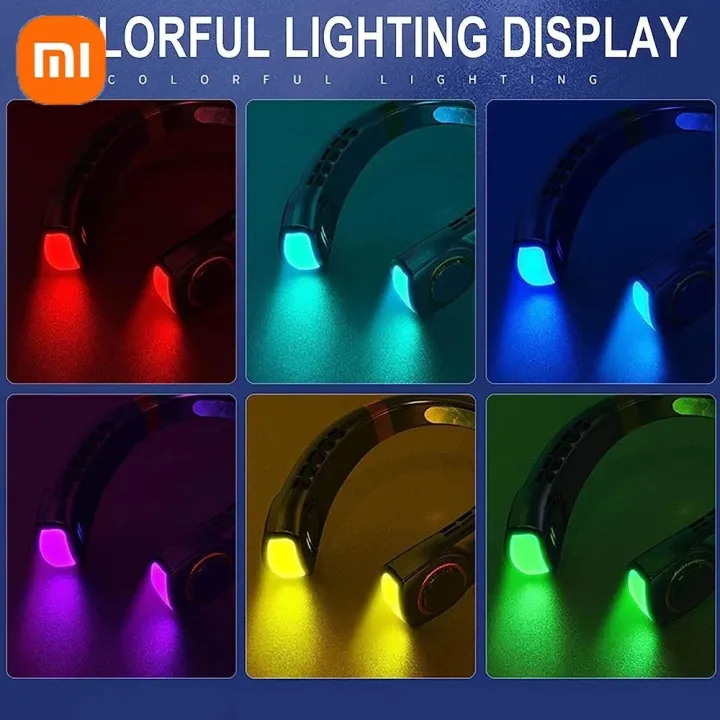 Xiaomi%208000mAh%20USB%20Neck%20Fan%20Portable%20Bladeless%20Mini%20Rechargeable%20Silent%20LED%20Digital%20Display%20Electric%20Air%20Cooler%20-%20Image%204