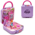 Doll Princess Play House on box Password HAND BAG Girl Kid Toy for Gift | Mainan princess rumah Beg Tangan. 