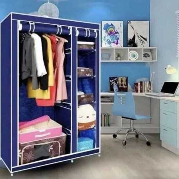 2%20Door%20Storage%20Wardrobe%20Foldable%20and%20Movable%20Cloth/Fabric%20Wardrobe%20with%20Zip%20Up%20Collapsible%20Cupboard%20-%20Image%202