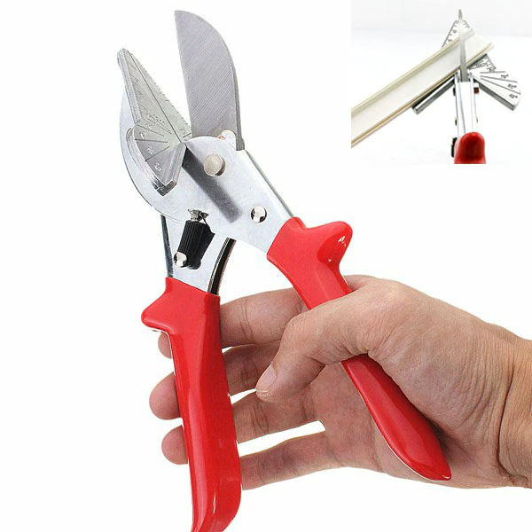 Casing cutting plier 45-120 degree multi angle miter duct cutter pvc pe plastic pipe hose scissor housework home decor plumbing Tool