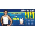 Slim & Lift Slimming Shirt For Men Xxl Size - White. 