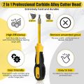 Grout Removal Tool 2 in 1 (Carbide Alloy Head), Grout Remover. 