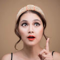 Headband Coral Fleece Hairband Soft And Cozy Coral Fleece Women/Girls Coral Fleece Hair Band Turban Soft Spa Facial Hairband for Spa Facial Care Haircare Makeup Application Sports And Fitness. 