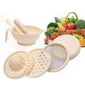 Baby Infant food maker set for feeding baby making set 7 ps large green box. 