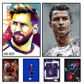 A3/A4 Size Framed Wall posters Football posters Messi Ronaldo Naymar wall posters wall decorations. 