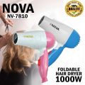 NOVA Foldable Hair Dryer NS7810 Professional Compact and Powerful for Salon-Quality Styling. 