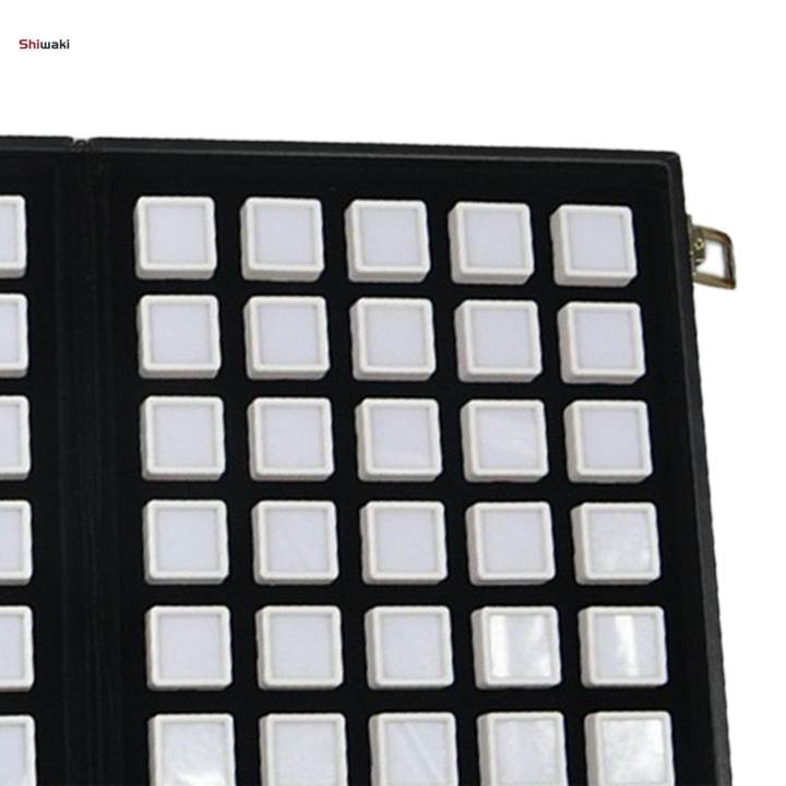 Diamond%20Gemstone%20Display%20Tray%20Multigrid%20Showcase%20Portable%20for%20Store%20Show%20white%2070%20grid%20-%20Image%204