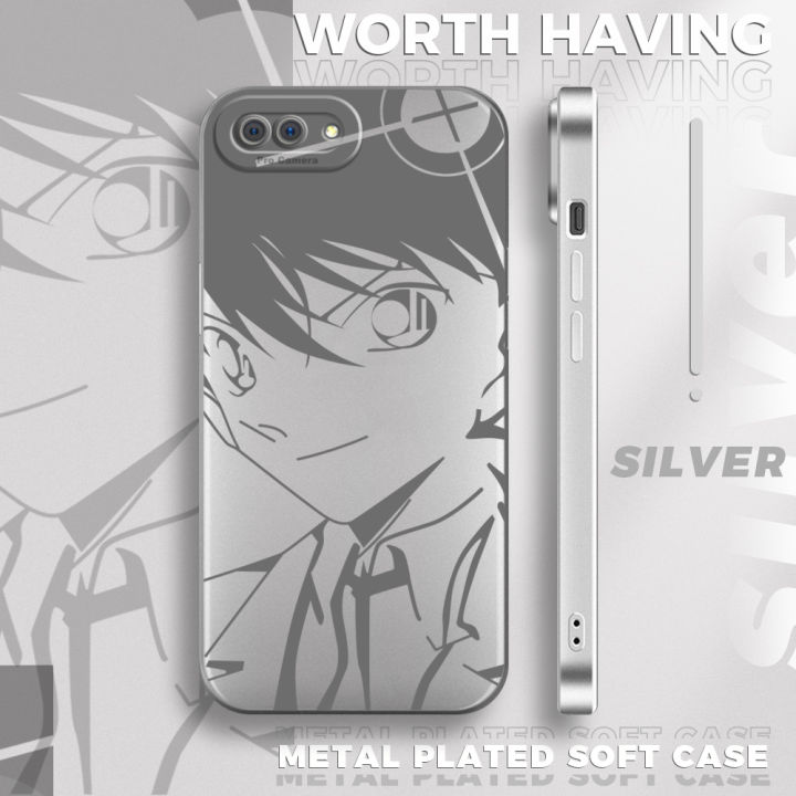 YYDS for OPPO A12E A3S Realme C1 Back Cover for KIDO Electro Plating Frosted Lens Full Protection Silicone Soft Mobile Phone Case for Man Boys