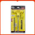 24pcs T-Handle Socket Screwdriver Set Tool Kit T Tool Batch Head Ratchet Pawl Socket / Socket & Bits. 