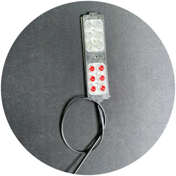1PCS 12LED 6W VIP Light Hot Selling 6W LED Ultrasonic Blue & Red ...