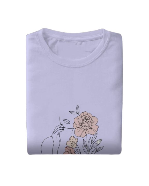 Minimal%20Print%20100%25%20Cotton%20Girls%20Women's%20Ladies%20T%20shirts%20Girls%20Cute%20Line%20Art%20Easthetic%20Minimalist%20Girl%20Floral%20Print%20T-shirt%20Top%20Casual%20Tshirt%20-%20Image%206