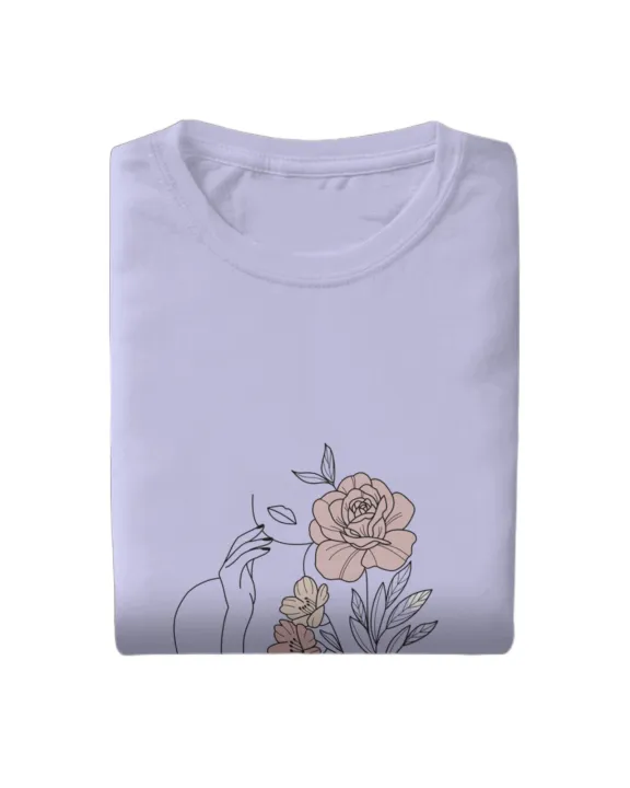 Minimal%20Print%20100%25%20Cotton%20Girls%20Women's%20Ladies%20T%20shirts%20Girls%20Cute%20Line%20Art%20Easthetic%20Minimalist%20Girl%20Floral%20Print%20T-shirt%20Top%20Casual%20Tshirt%20-%20Image%206
