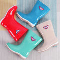 Women's Korean-Style Rain Boots Knee-High Socks Stocking Mid-Calf Crew Low-Cut Fashion Women's Rain Shoes Non-Slip Waterproof Rain Boots Rubber Boots. 