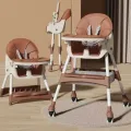 Multifunction Folding Baby Dining Chair Portable Kitchen Furniture with Safe Food Tray HC 401 | 3 in 1 High Chair |INFINITY NEEDS. 