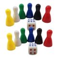 【LuxeGlow】Pack of 12 Pawn Chess Pieces for Board Games, Component,Board Game Supplies. 