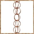 Steel Leaf Rain Chain, Garden Gift for Mom, Gutters, Rain Catcher C. 