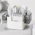 Pencil Pen Holder Pen Container Makeup Brushes Organizer Desk Pen Holder for Card Vanity Table. 