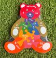 Kids Puzzle Panda/Wooden Elephant Family Puzzle/Numbers/Medium. 