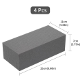 8Pcs Dry Floral Foam for Artificial Flowers Wet Floral Foam Bricks Grey Florist Styrofoam Blocks for Flower Arrangement. 