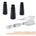 Vacuum Cleaner Power Tool Adaptor, 6 PCS Vacuum Hose Adapter Reducer Hose for Dust Extraction Vacuum Cleaner. 