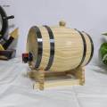 1L/1.5L/3L Wood Barrel Brew Large Capacity Keg, Oak Aging Barrel,. 