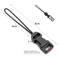 4 Pcs Quick Release Camera Strap QD Loops Connector Adapter Camera Quick Release Clip for Digital Cameras, Binoculars Easy Install. 