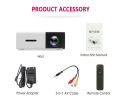 YG300 Pro LED Mini Projector 1080P Full HD Supported HD/M USB AV TF PS4 Portable Home Media Player. 