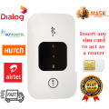 4G Lte Router Wireless Wifi Portable Modem Mini Outdoor Hotspot Pocket Mifi 150mbps Sim Card Slot Repeater 3000mah. 