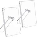 Double Sided Magnetic Horizontal Photo Frameless Acrylic Frame Desktop. 