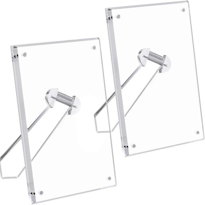 Double Sided Magnetic Horizontal Photo Frameless Acrylic Frame Desktop
