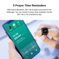 Smart Tasbih Tally Counter Ring for s Zikr Digital Tasbeeh 5 Prayer Time Layor. 