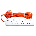 Orange Extension Cord | Trailer Socket | 13A Fused Plug Top | Lifetime Warranty | Orange Brand. 