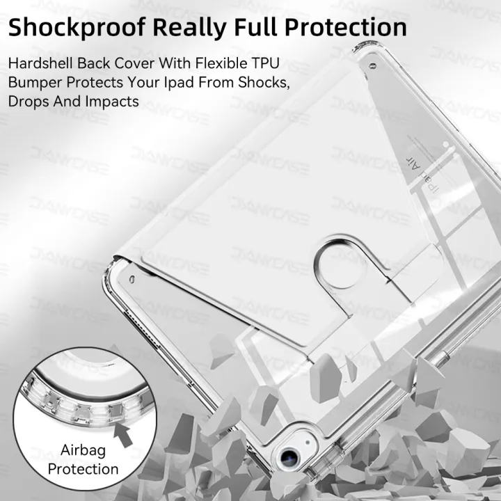 720%C2%B0%20Rotation%20Tablet%20Case%20For%20iPad%20Air%204/5%2010.9%207/8/9th%2010.2%205/6th%209.7%2010th%2010.9%20Pro%2011%2012.9%2010.5%20Transparent%20Cover%20-%20Image%204