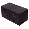 1Pair 6.5-Inch Universal Sealed Subwoofer Boxes for Car Music Pair. 