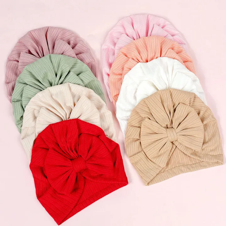Big%20Bowknot%20Baby%20Turban%20Hat%20Summer%20Thin%20Elastic%20Indian%20Cap%20for%20Infant%20Boy%20Girl%20Head%20Wraps%20Solid%20Color%20Bows%20Newborn%20Bonnet%20Beanie%20-%20Image%204
