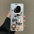 Redmi Note 14 Pro+ 5G Note14 Pro 5G Harry Potter Cartoon Cover Matte Colored Silver Case Shockproof Hard Casing. 