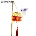 Festival Lantern Handmade Bamboo Rabbit Lantern for Mid-autumn Festival Chinese Style Glowing Portable Decoration Perfect for Holiday Parties Children's Diy Crafts Unique Gift Idea Easy to Make. 