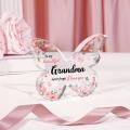 Shaped Keepsake Mothers Day Gift Eletorot Mom Birthday Present Decorative Acrylic Grandma Nana Gift for Daughter to Mom. 
