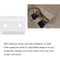 2Pack Faucet Bezel Stand Off Faucet Cover Faucet Mount Kit for RV Campers Trailer Shower Plate Replacement Part. 