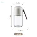 Glass Seasoning Bottle Airtight Spice Dispenser for Household Picnic Camping 180ml. 