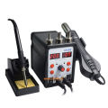 Soldering Rework Station 8586 8586D KAWH Double Digital 2 In 1 SMD Rework Soldering Station. 